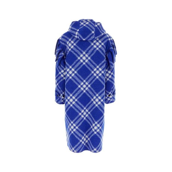 BURBERRY Embroidered Wool Oversize Coat - Picture 2 of 2